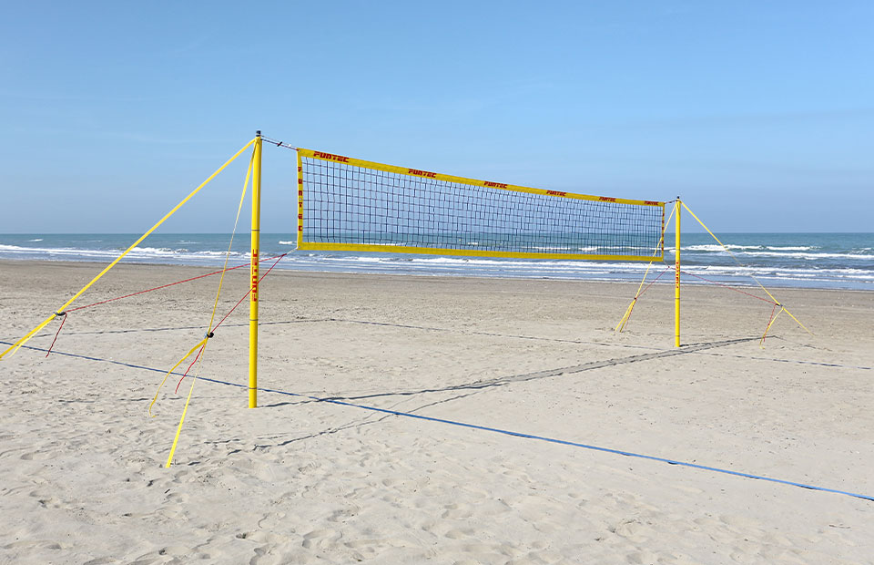 Filet de beach-volley mobile